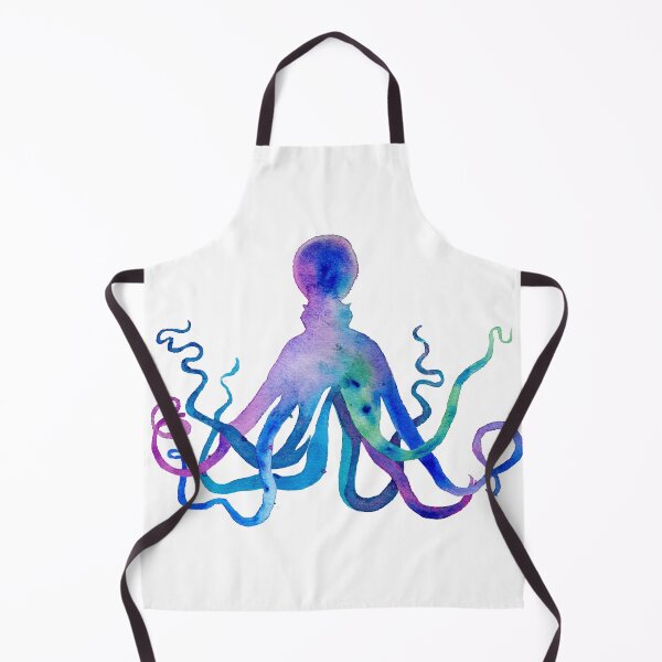 Artikelvorschau, Buntes Oktopus-Aquarell entworfen und verkauft von Deborah League.