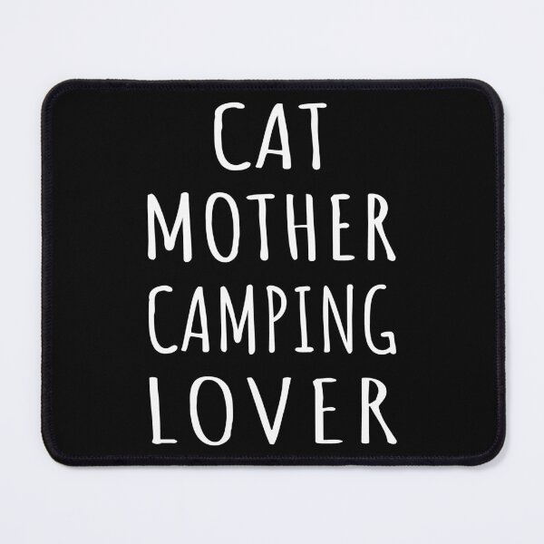 Item preview, Cat Mother Camping Lover I designed and sold by Lemon Pepper.