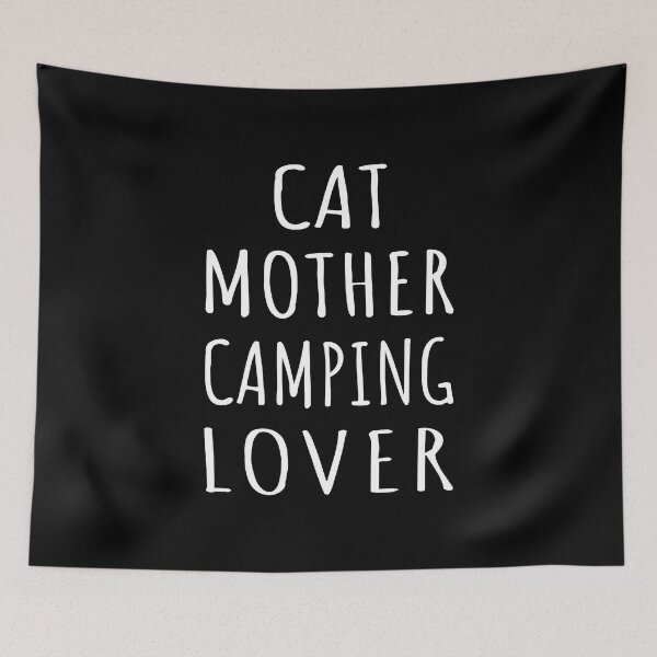 Item preview, Cat Mother Camping Lover I designed and sold by Lemon Pepper.