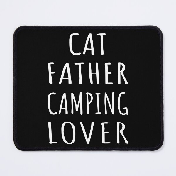 Item preview, Cat Father Camping Lover I designed and sold by Lemon Pepper.