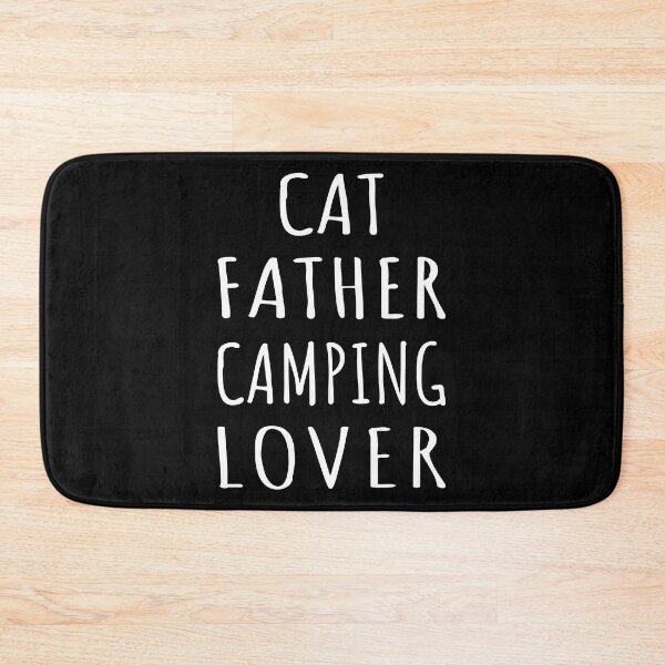 Item preview, Cat Father Camping Lover I designed and sold by Lemon Pepper.