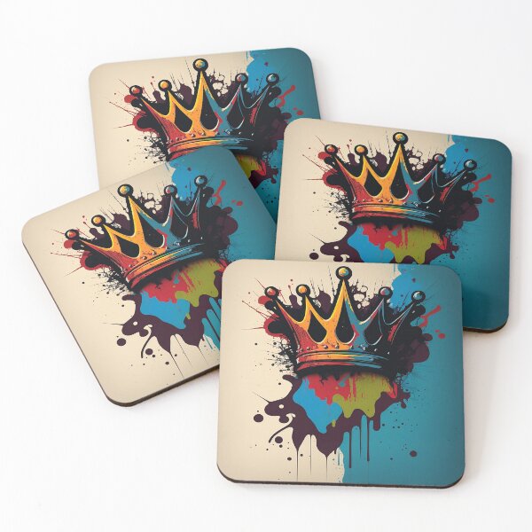 Item preview, The King's Coronation crown in Graffiti designed and sold by CogentPrints.