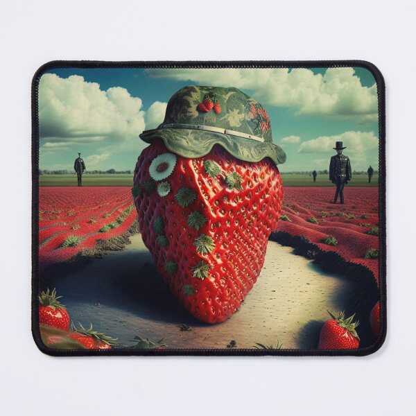 Item preview, Psychedelic illustration of the Song Strawberry Fields Forever by The Beatles designed and sold by M0thergoose.
