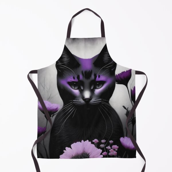 Item preview, Purple Black Cat by Perceptual Paradox Creations designed and sold by hobbit73.