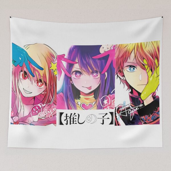 Item preview, Oshi no Ko poster Ai Ruby Aquamarine Hoshino designed and sold by cheapfan.