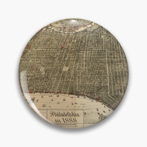 Item preview, Philadelphia, Pennsylvania (1888) designed and sold by allhistory.