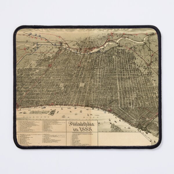 Item preview, Philadelphia, Pennsylvania (1888) designed and sold by allhistory.