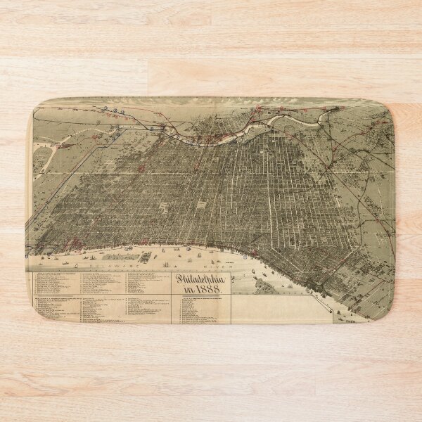 Item preview, Philadelphia, Pennsylvania (1888) designed and sold by allhistory.