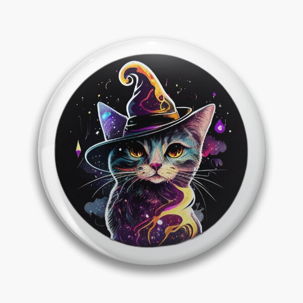 Item preview, Cat Miaw Wizard Psychodelic Colors Design #6 designed and sold by FantasySoul.
