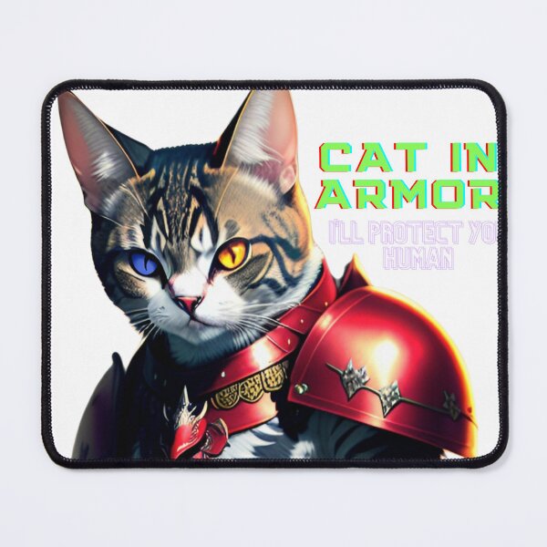 Item preview, Cat in armor designed and sold by Paint U by Krisanee.