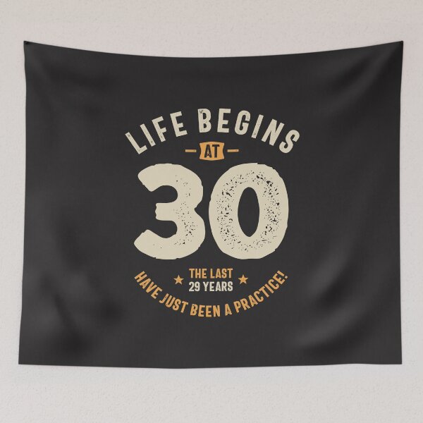 Item preview, Life Begins at 30, Last 29 Years Practice - 30th Birthday designed and sold by cidolopez.