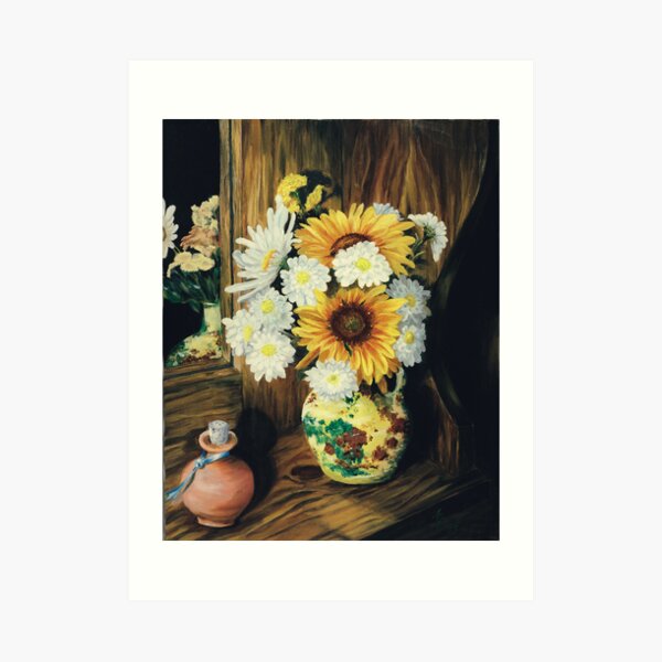 Regina's Flowers Art Print