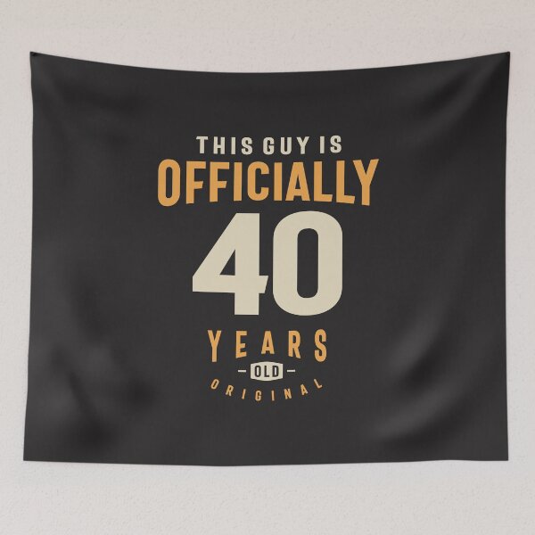 Item preview, This Guy is Officially 40 Years Old Original - 40th Birthday designed and sold by cidolopez.