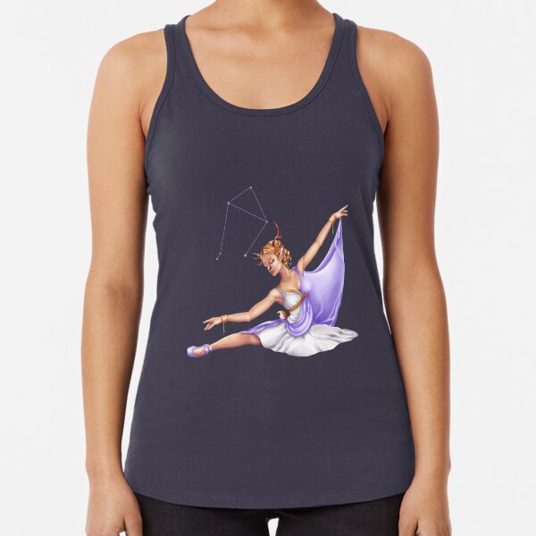 Libra OC - 12 Zodiac Ladies Racerback Tank Top