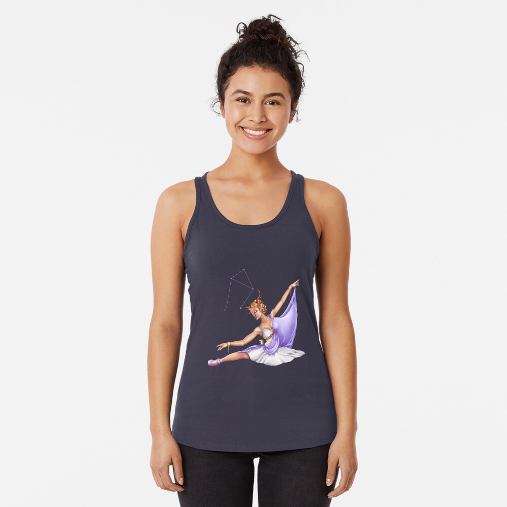 Libra OC - 12 Zodiac Ladies Racerback Tank Top