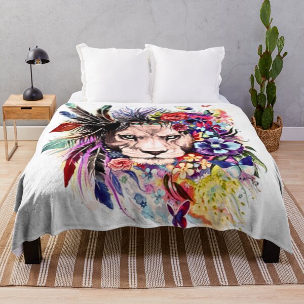 Item preview, Floral Lion designed and sold by Delnet ⭐⭐⭐⭐⭐.