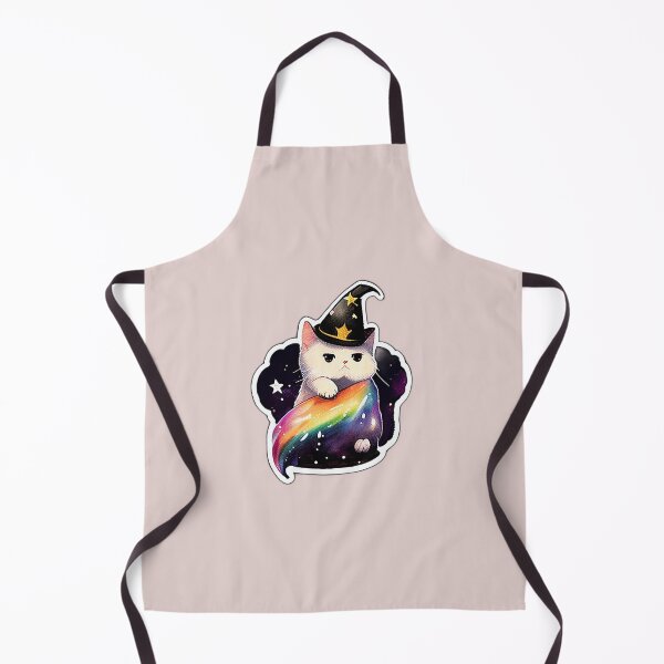 Item preview, Cat Miaw Rainbow Wizard Cartoon #1 designed and sold by FantasySoul.