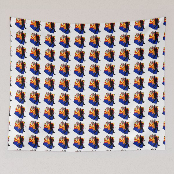 Item preview, Arizona Friendly Bigfoot with Navajo Nation Flag designed and sold by NativeGraffix.