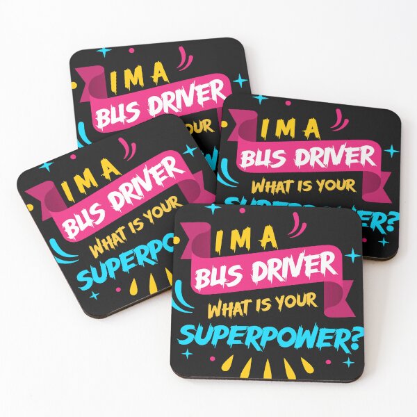 Item preview, I'm a Bus driver What's your superpower? designed and sold by Jafues-Design.