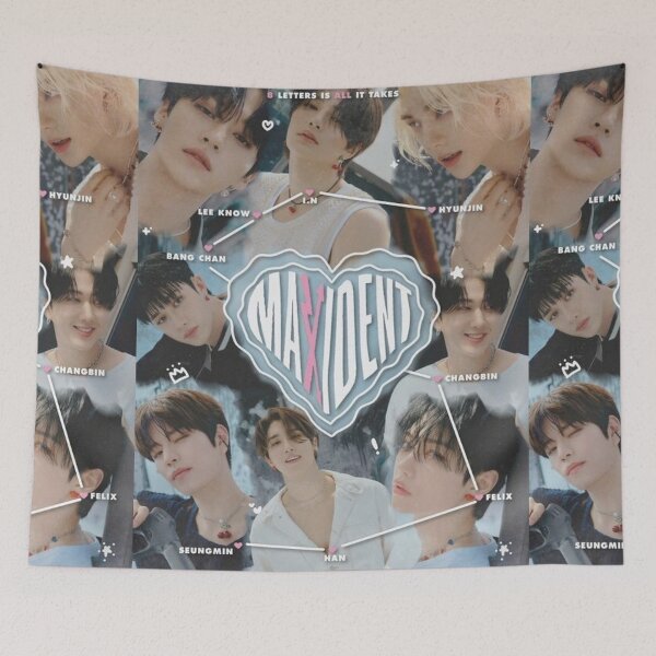 Item preview, Maxident SKZ Stray Kids skz kpop bang chan lee know changbin hyunjin han seungmin jeongin maxident poster designed and sold by Kpop-Noona.
