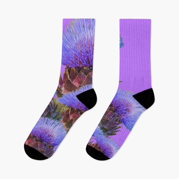 Item preview, SCOTTISH PURPLE THISTLE FLOWER PATTERNS LILAC ART designed and sold by sharlesart.