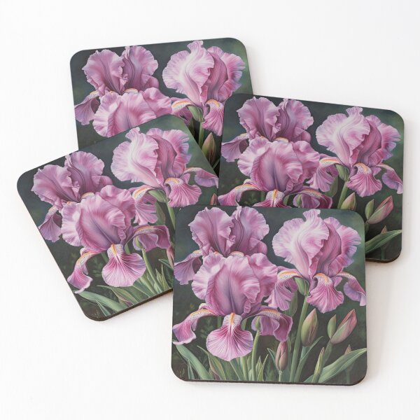 Item preview, Pink Irises designed and sold by Vanover Designs.