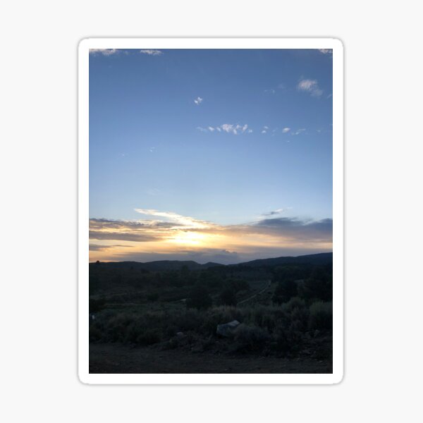 Sunrise on a Goat Farm Sticker