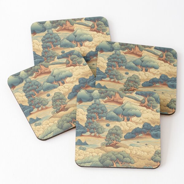 Item preview, Swirly trees designed and sold by CactusPan.