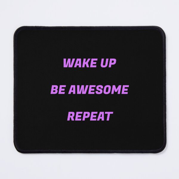 Item preview,  Wake up Be Awesome Repeat - positive affirmations sticker set designed and sold by Inspirationmotivation.