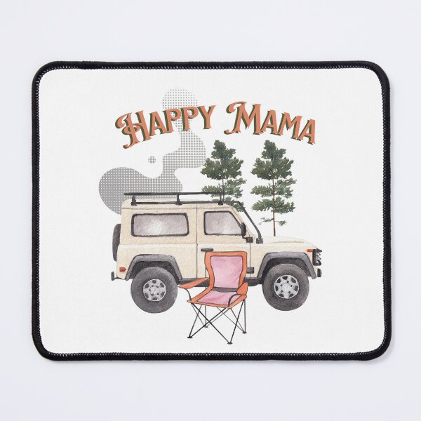 Item preview, Happy Mama Camping Mom Outdoors Enthusiast Camplife Tshirt designed and sold by Keppy Boone.
