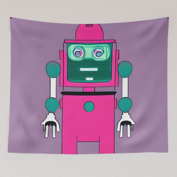 Item preview, Robot in the style of famous art. designed and sold by CRAFTER-MEDIA.