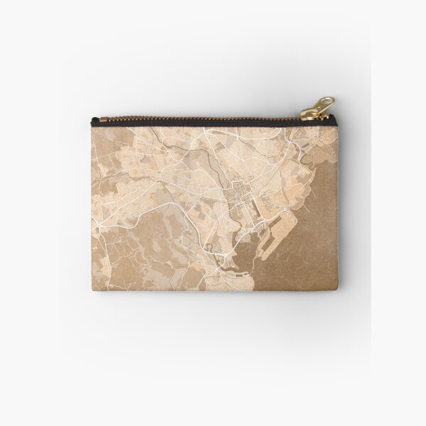 Item preview, Map of Cardiff area (Wales) in sepia vintage style designed and sold by blursbyai.