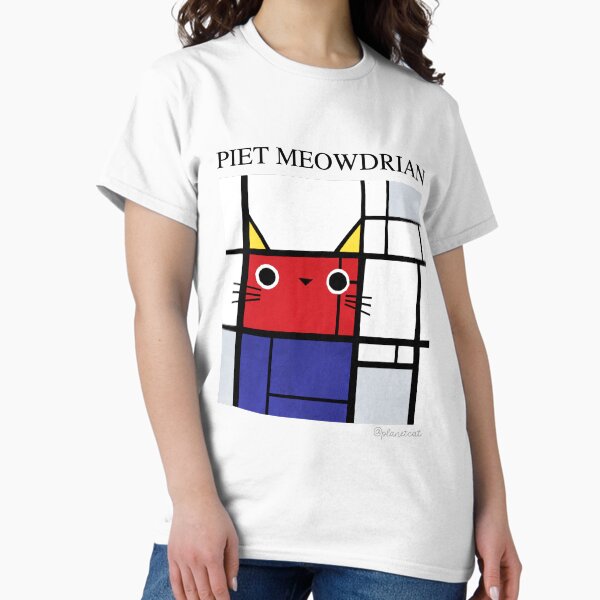 Artikel-Vorschau von Piet Meowdrian Künstler Katze, designt und verkauft von PlanetCatArt.