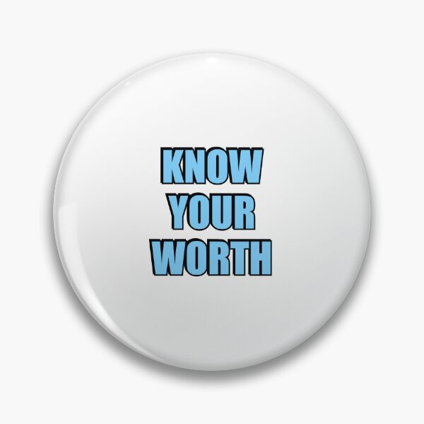 Item preview, Positive affirmation - Know your worth  designed and sold by Inspirationmotivation.