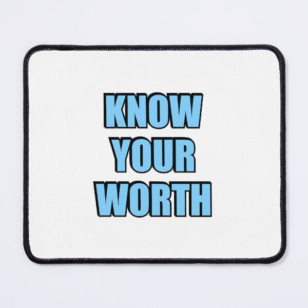 Item preview, Positive affirmation - Know your worth designed and sold by Inspirationmotivation.