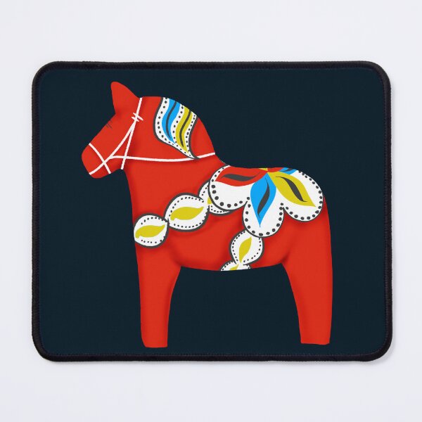 Item preview, Red Dala Horse - Scandinavian Folk Art designed and sold by MFGB-Creations.