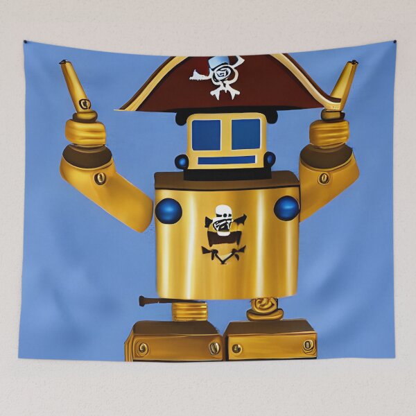 Item preview, Robot in the style of famous art. designed and sold by CRAFTER-MEDIA.