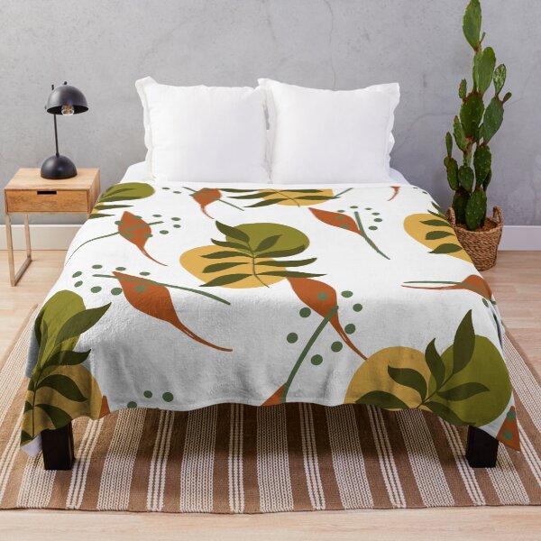 Aperçu de l'œuvre Leaf pattern duvet cover créée et vendue par EmpiredesignCA.