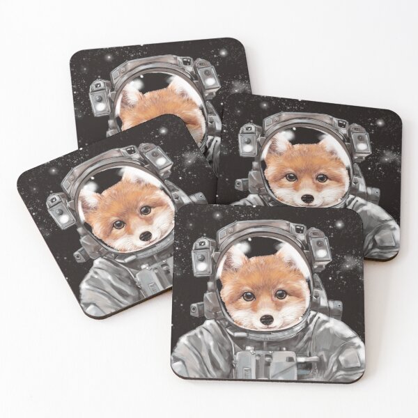 Item preview, Astronaut Baby Fox Selfie designed and sold by bignosework.