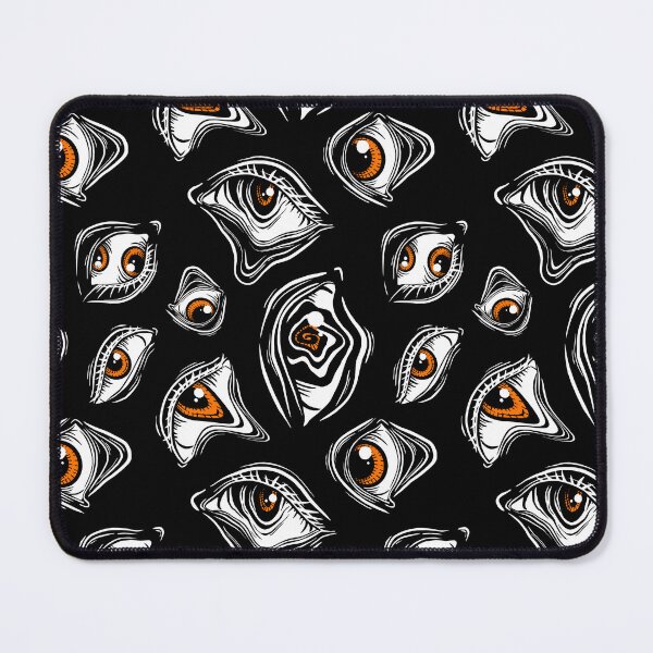 Artikelvorschau, Trippy Augen Orange entworfen und verkauft von frydasdesigns.