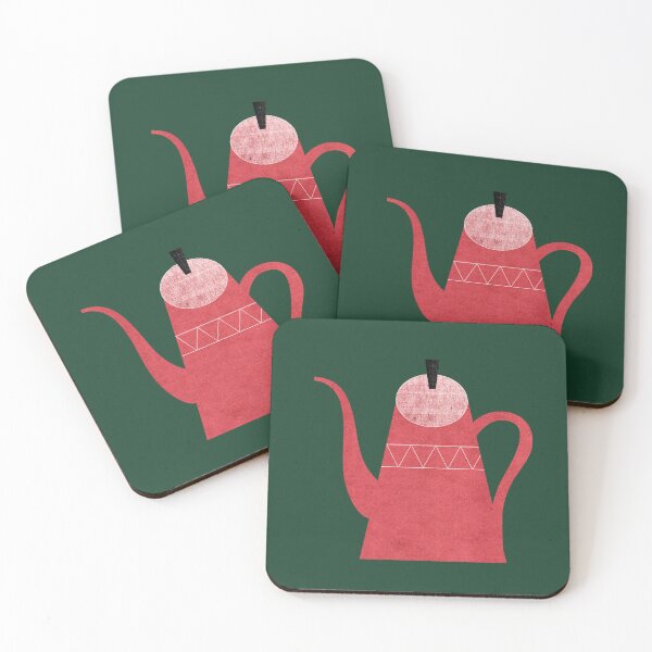 Item preview, red coffee pot designed and sold by jungyoon.