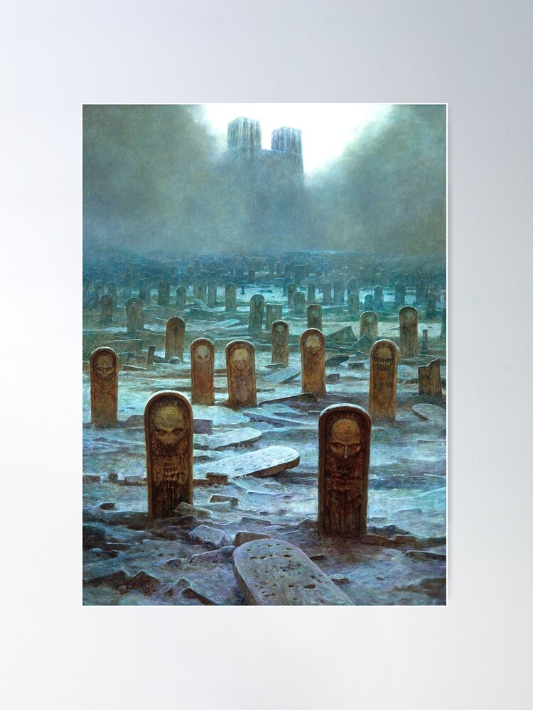 Tombstones (Cemetery of Death), Dark Surreal Graveyard