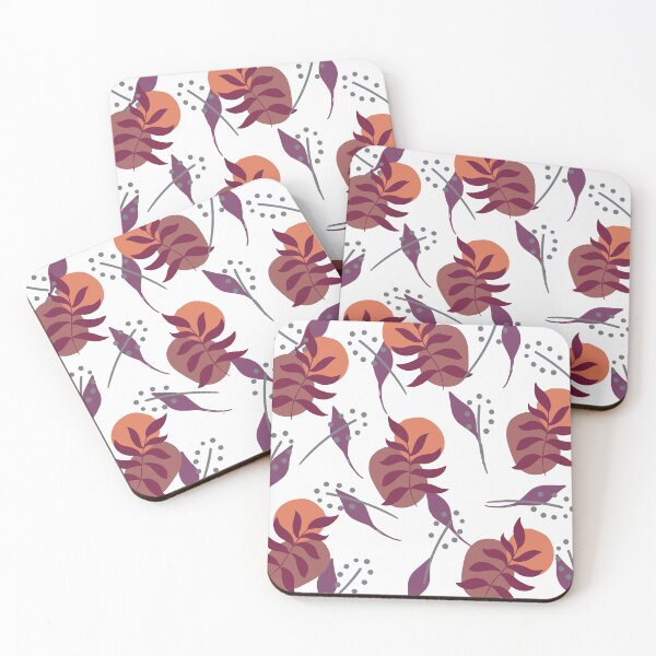 Item preview, Leaf pattern biophilic duvet cover designed and sold by EmpiredesignCA.