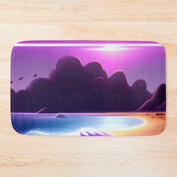 Item preview, The Pink Paradise: Beach, Sunset, Fantasy, Cartoon, and Mountain  designed and sold by stylishdzign.