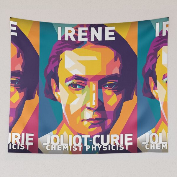 Item preview, Irene Joliot Curie designed and sold by Shecience.