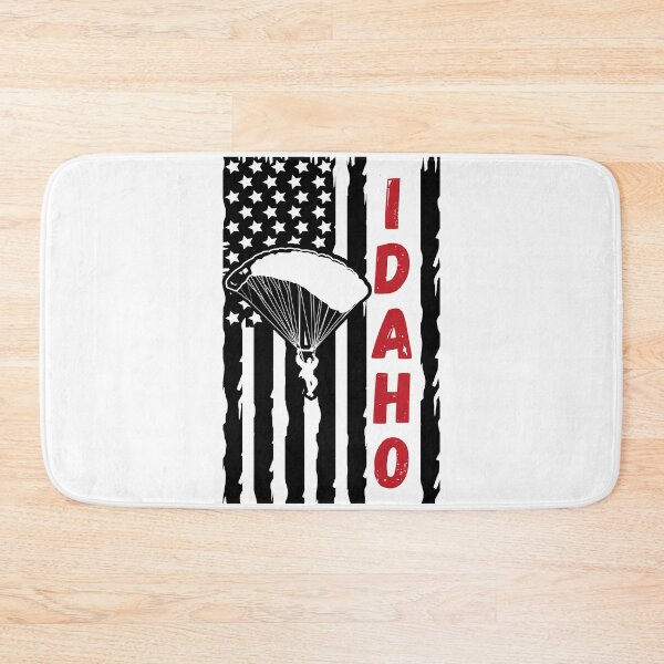 Item preview, Skydiving in Idaho USA - Vintage Paragliding Parachuting Logo designed and sold by Vintage-TM.