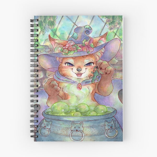 Item preview, The cauldron of  the Witch of the Woods Ginger the red fox designed and sold by Monniponi.
