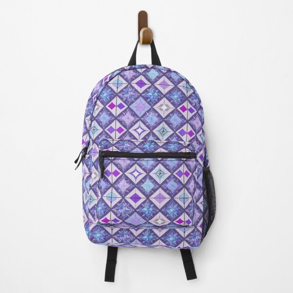 Item preview, Purple diamond stained glass windows effect scarf, bag and phone case designed and sold by Springlate.