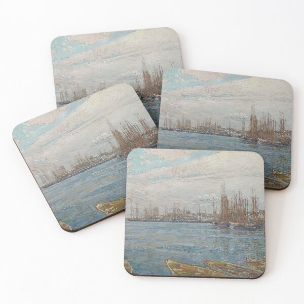 Item preview, Harbor of a Thousand Masts by Childe Hassam designed and sold by tomorrowsart.