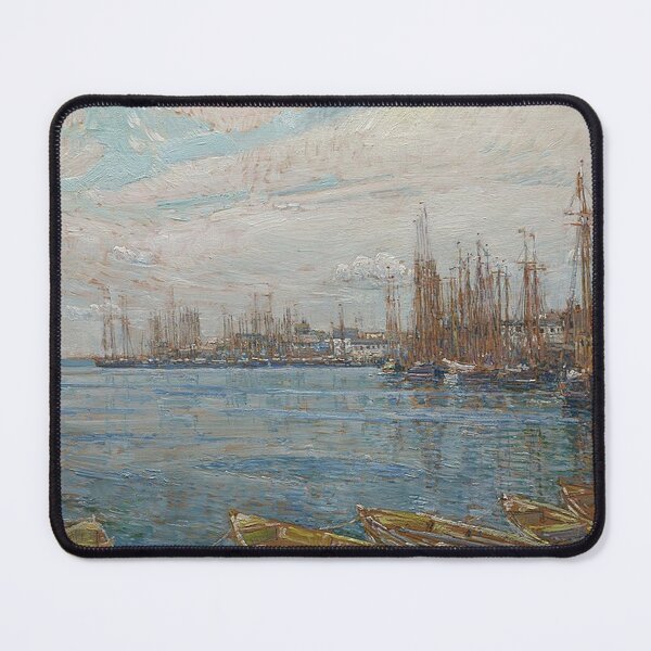 Item preview, Harbor of a Thousand Masts by Childe Hassam designed and sold by tomorrowsart.